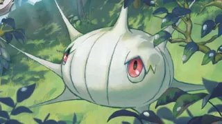 Silcoon op een Pokémonkaart