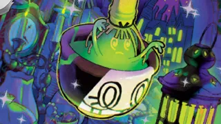 Sinistcha op een Pokémonkaart