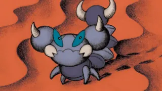 Skorupi op een Pokémonkaart