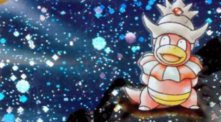 Slowking zoals afgebeeld op zijn oudste kaart