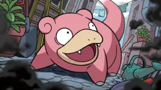 Slowpoke op een Pokémonkaart