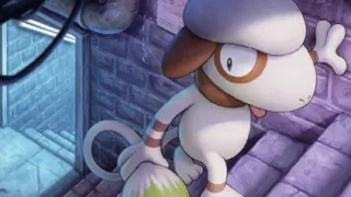 Smeargle zoals afgebeeld op zijn nieuwste kaart