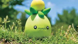 Smoliv op een Pokémonkaart