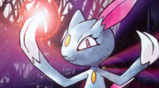 Sneasel zoals afgebeeld op zijn oudste kaart