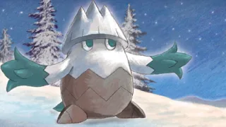 Snover op een Pokémonkaart
