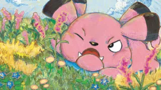 Snubbull op een Pokémonkaart