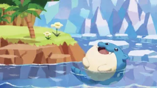 Spheal op een Pokémonkaart