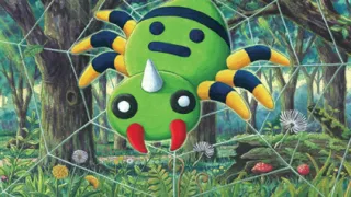 Spinarak op een Pokémonkaart