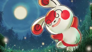 Spinda zoals afgebeeld op zijn nieuwste kaart