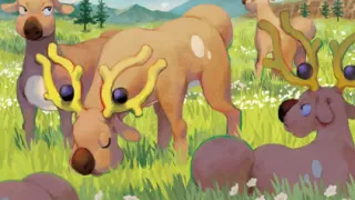 Stantler op een Pokémonkaart
