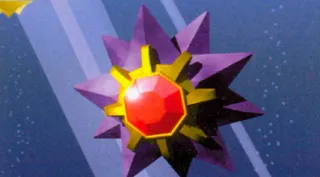 Starmie zoals afgebeeld op zijn oudste kaart