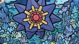 Starmie op een Pokémonkaart