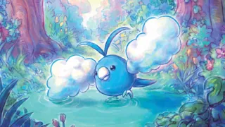 Swablu op een Pokémonkaart