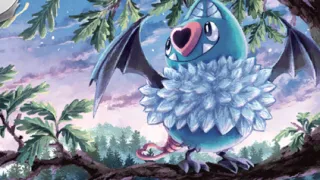 Swoobat op een Pokémonkaart