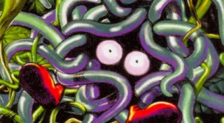 Tangela zoals afgebeeld op zijn oudste kaart