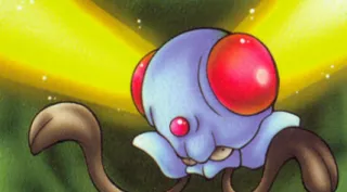 Tentacool zoals afgebeeld op zijn oudste kaart