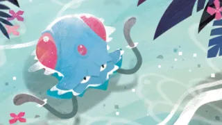 Tentacool op een Pokémonkaart