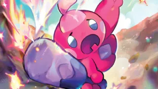 Tinkatink op een Pokémonkaart