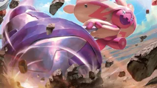 Tinkaton op een Pokémonkaart