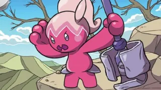 Tinkatuff zoals afgebeeld op zijn oudste kaart