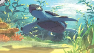 Tirtouga op een Pokémonkaart