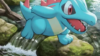Totodile op een Pokémonkaart