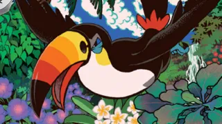 Toucannon op een Pokémonkaart