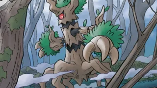 Trevenant op een Pokémonkaart