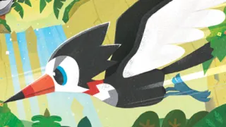 Trumbeak op een Pokémonkaart