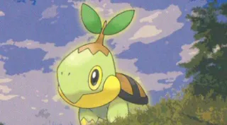 Turtwig zoals afgebeeld op zijn oudste kaart