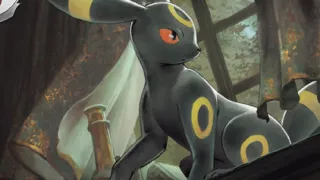 Umbreon op een Pokémonkaart