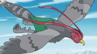 Unfezant op een Pokémonkaart