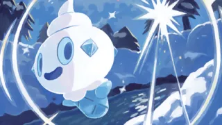 Vanillite op een Pokémonkaart