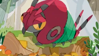 Venipede op een Pokémonkaart