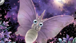 Venomoth op een Pokémonkaart