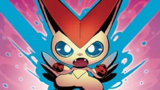 Victini zoals afgebeeld op zijn oudste kaart