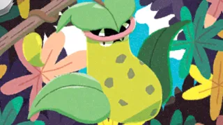 Victreebel op een Pokémonkaart