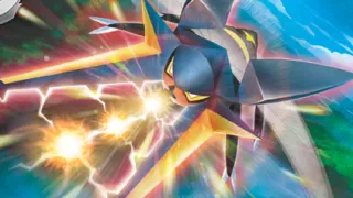 Vikavolt op een Pokémonkaart