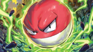 Voltorb op een Pokémonkaart
