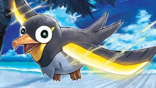 Wattrel op een Pokémonkaart