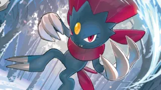 Weavile op een Pokémonkaart