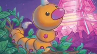 Weedle op een Pokémonkaart