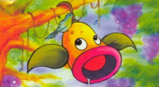 Weepinbell zoals afgebeeld op zijn oudste kaart