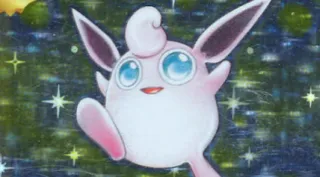 Wigglytuff zoals afgebeeld op zijn oudste kaart