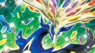 Xerneas zoals afgebeeld op zijn oudste kaart