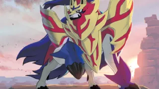 Zamazenta zoals afgebeeld op zijn oudste kaart