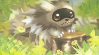 Zigzagoon zoals afgebeeld op zijn oudste kaart