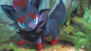 Zorua op een Pokémonkaart
