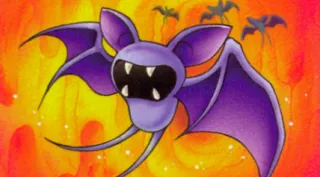 Zubat zoals afgebeeld op zijn oudste kaart