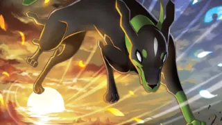 Zygarde zoals afgebeeld op zijn nieuwste kaart